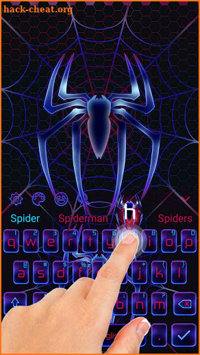 Spider Keyboard Theme screenshot
