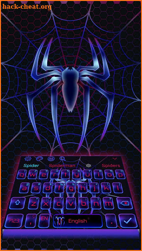 Spider Keyboard Theme screenshot