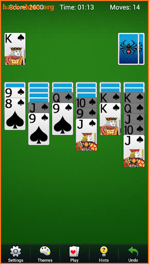 Spider Lite - Brand New Solitaire Card Game screenshot