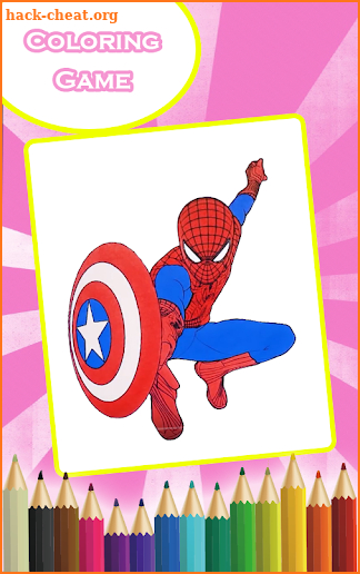 Spider-man Coloring game screenshot