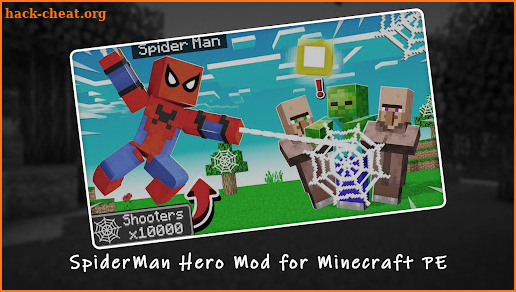 Spider Man Hero Minecraft Mod screenshot