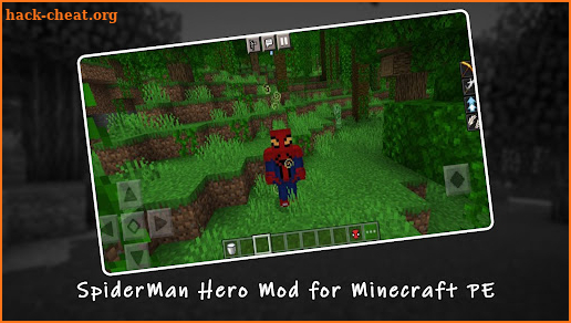Spider Man Hero Minecraft Mod screenshot