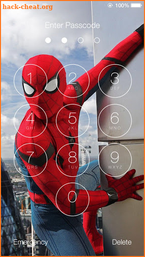 Spider Man Home Cooming Lock Screen screenshot