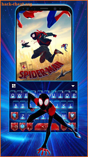 Spider-man: Spiderverse Keyboard Theme screenshot