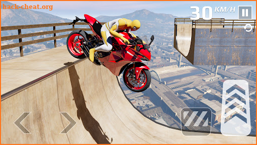 Spider Moto Stunts Racing screenshot