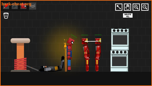 Spider Ragdoll Playground: Iron People screenshot