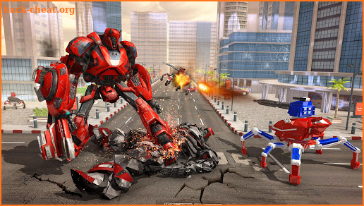 Spider Robot Car Game – Robot Transforming Games screenshot
