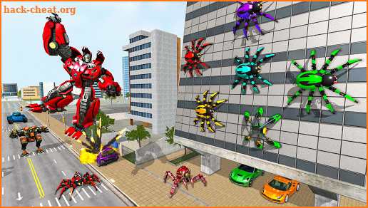 Spider Robot Game: Space Robot Transform Wars screenshot