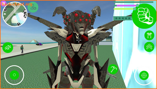 Spider Robot Gangstar Crime Spider Battle screenshot