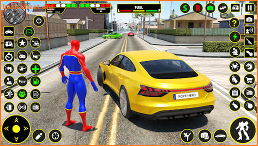 Spider Robot Hero Car Games screenshot