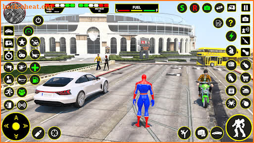 Spider Robot Hero Car Games screenshot