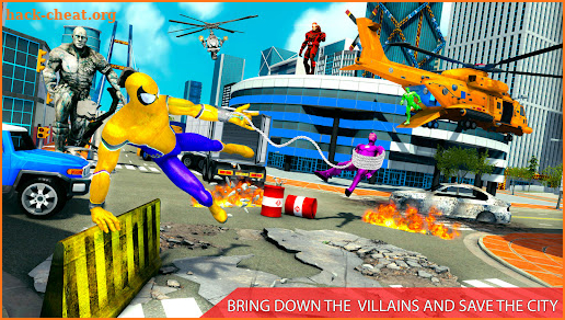 Spider Rope Hero 3d : Flying Superhero Games 2021 screenshot