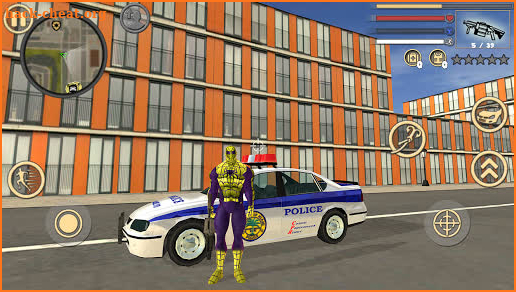 Spider Rope Hero Frog Strange Ninja Gangster Crime screenshot