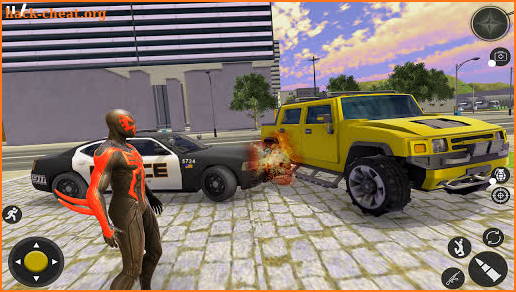 Spider Rope Hero Gangster: Crime City Simulator 3D screenshot