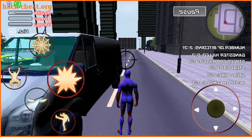 Spider Rope Hero Iron Gangstar City Street Vice screenshot