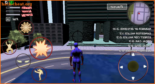 Spider Rope Hero Iron Gangstar City Street Vice screenshot