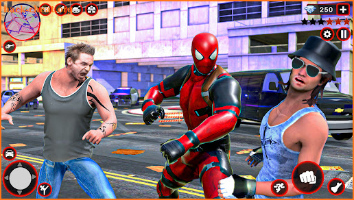 Spider Rope Hero Man Game screenshot