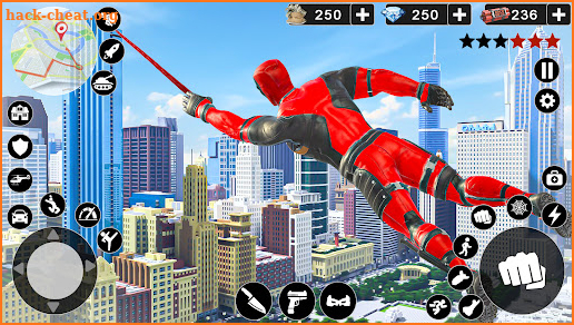 Spider Rope Hero Man Game screenshot