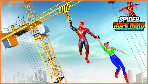 Spider Rope Hero Man Superhero Game Rescue Games screenshot