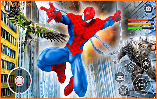 Spider Rope Superhero War Game - Crime City Battle screenshot