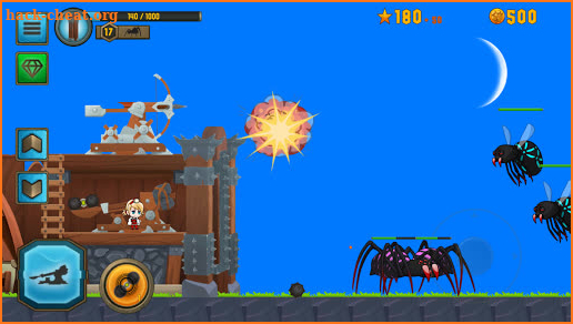 Spider Rush Miner: Village Defense screenshot