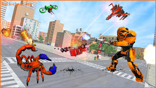 Spider Scorpion Robot Game: Excavator Transform 3D screenshot