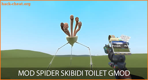 Spider Skibidi Mod GMOD screenshot