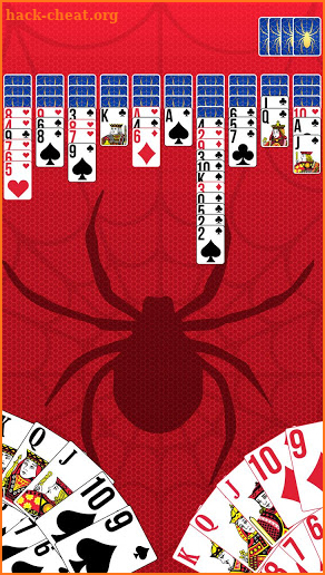 Spider Solitaire : card game screenshot