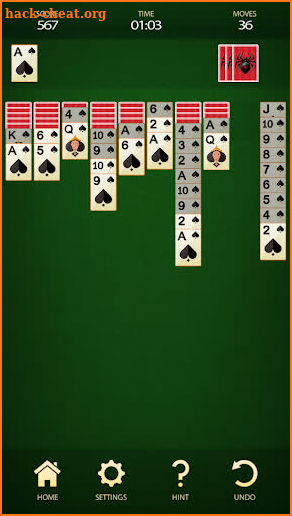 Spider Solitaire - Free Card Game screenshot