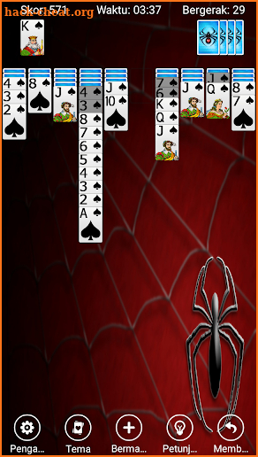 Spider Solitaire Offline Free screenshot