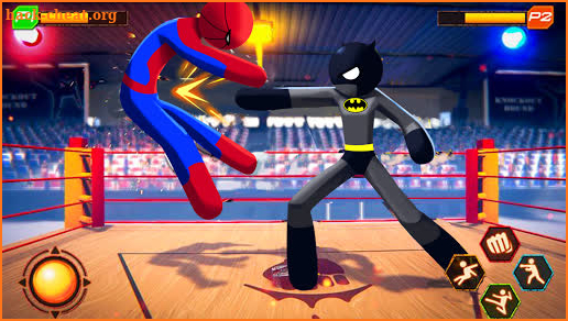 Spider Stickman Fighting 2020: Wrestling Games screenshot