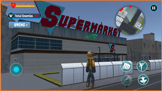 Spider Stickman Rope Battle - Street Man Fighting screenshot