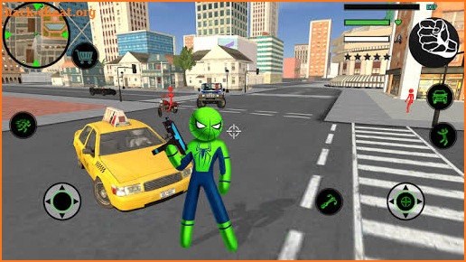 Spider Stickman Rope Hero  2 - Gangster Crime City screenshot