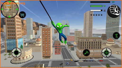 Spider Stickman Rope Hero  2 - Gangster Crime City screenshot