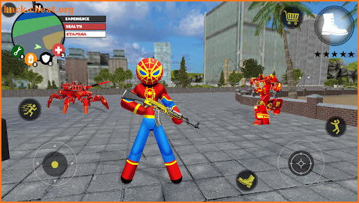 Spider Stickman Rope hero 2021 – Vegas Crime City screenshot