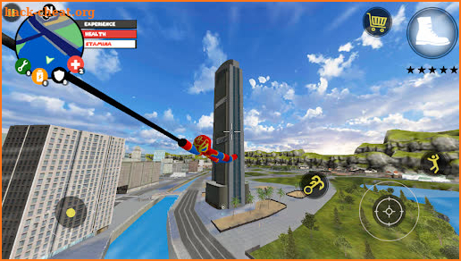 Spider Stickman Rope hero 2021 – Vegas Crime City screenshot