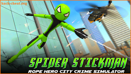 Spider Stickman Rope Hero - City Crime Simulator screenshot