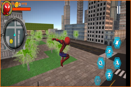 Spider Stickman Rope Hero Crime City Hero screenshot