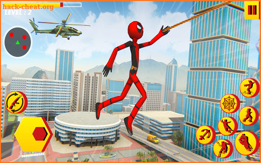 Spider Stickman Rope Hero Game screenshot