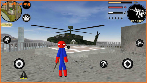 Spider Stickman Rope Hero Gangstar Crime screenshot