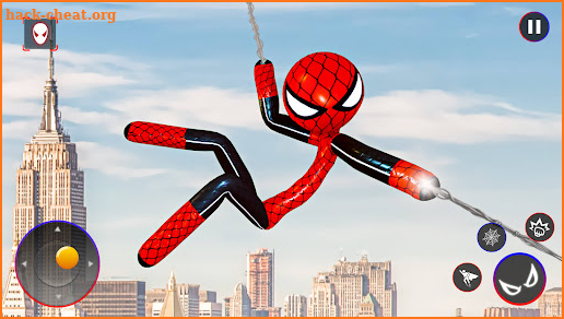 Spider Stickman Rope: Hero Man screenshot