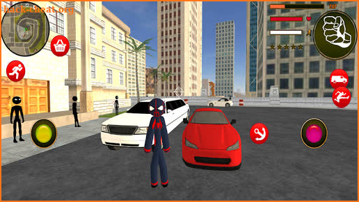 Spider Stickman Rope Hero - Vegas Crime City screenshot