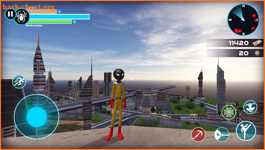 Spider Stickman Rope Hero - Vegas Gangster Crime screenshot