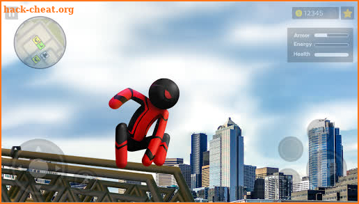 Spider Stickman Rope: Vegas Crime City Hero screenshot