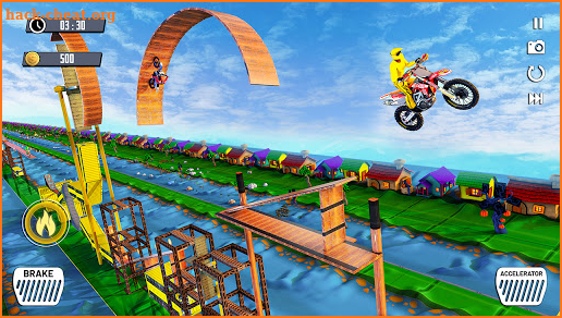 Spider Superhero Bike Stunt - GT Racing Mega Ramp screenshot