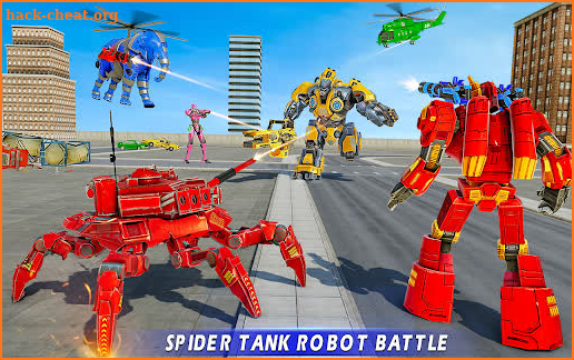 Spider Tank Robot Car Game – Elephant Robot Game screenshot