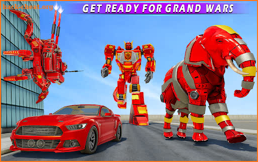 Spider Tank Robot Car Game – Elephant Robot Game screenshot
