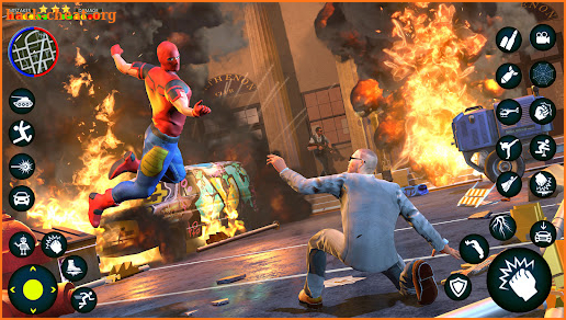Spider Vice Town Rope Hero Man screenshot