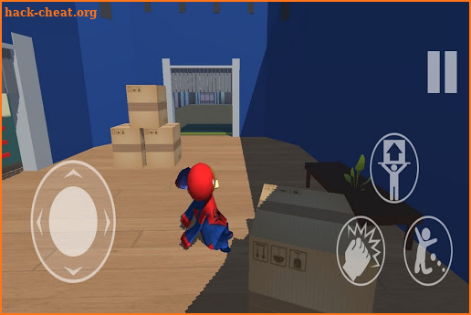 Spider vs Baldi & Neighbor Fall basic Flat screenshot
