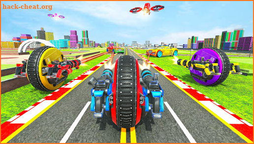 Spider Wheel Car Robot Game: Drone Robot Game 2021 screenshot